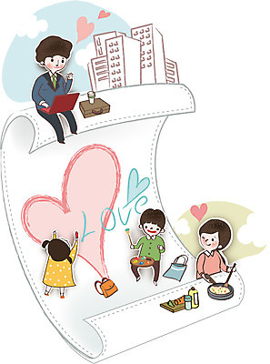 여자 남자 딸 행복 종이 아들 어린이 서류가방 가방 일러스트 가족 엄마 사랑 요리 사람 빌딩 여러명 성인 건물 노트북 화목 다정 하트 붓 그리기 팔레트 아빠 음식준비 국내일러스트 AI파일 모양 건축물 잡화 감정 다수 컨셉 관계 모션 전자제품 준비 파일형식 벡터