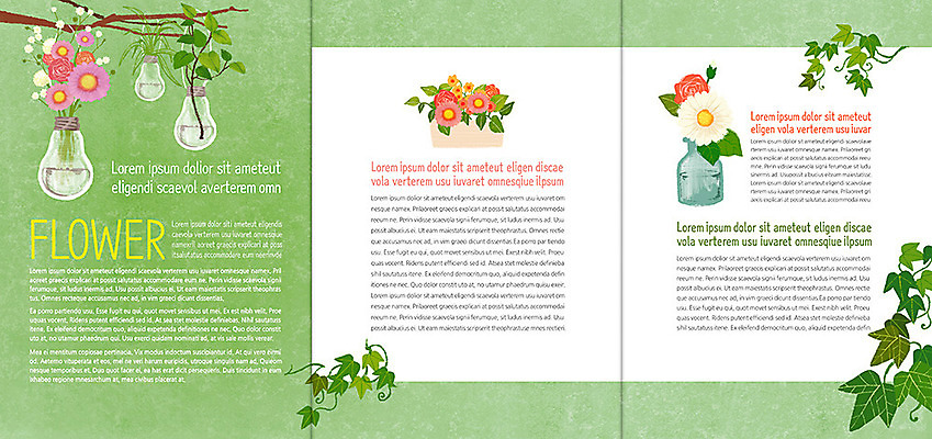 PSD 식물 템플릿 편집 표지디자인 북디자인 출판디자인 꽃 내지 화분 리플렛 백그라운드 북커버 전구 3단접지 자연 나뭇잎 팜플렛 사람없음 꽃병 나뭇가지 이미지템플릿 나무 잎 생태계 파일형식