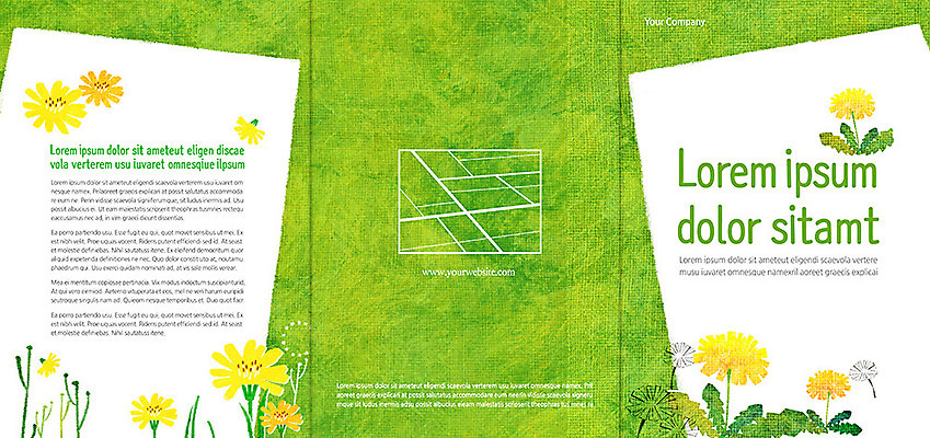 PSD 식물 템플릿 편집 표지디자인 북디자인 출판디자인 표지 꽃 리플렛 컬러 백그라운드 북커버 3단접지 자연 팜플렛 사람없음 노란색 민들레 약도 이미지템플릿 지도 생태계 파일형식