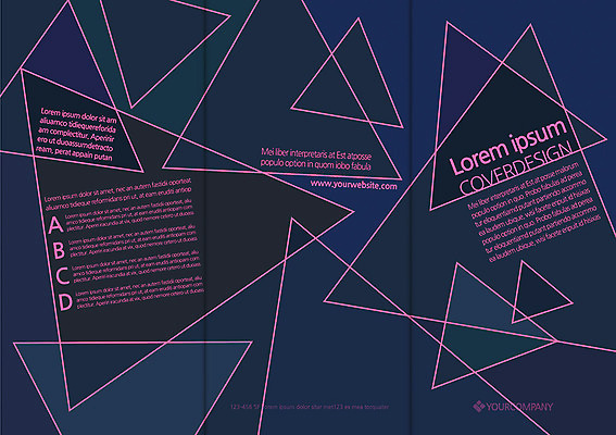 템플릿 편집 표지디자인 북디자인 출판디자인 표지 리플렛 백그라운드 무늬 패턴 북커버 3단접지 팜플렛 사람없음 삼각형 이미지템플릿 AI파일 도형 파일형식 벡터