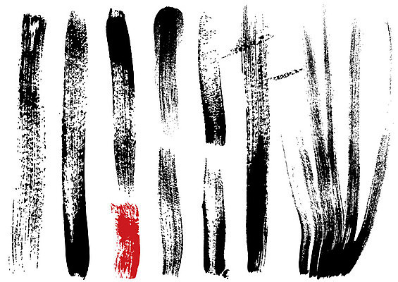 EPS 해외이미지 클립아트 디자인 일러스트 붓터치 사람없음 검은색 오브젝트 질감 그런지 많음 해외202004 해외일러스트 컬러 컨셉 파일형식 벡터 이미지허브