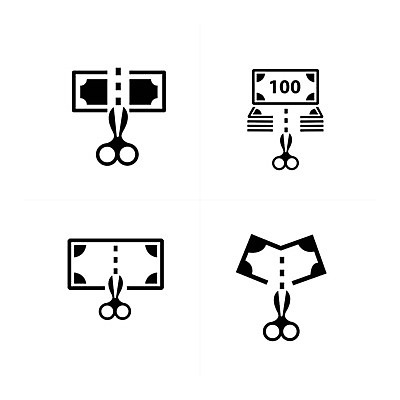 EPS 해외이미지 백그라운드 컨셉 돈 일러스트 비즈니스 금융 경제 달러 자르기 투자 문제 고립 예산 비용 해외202004 해외일러스트 모션 재산 파일형식 벡터 이미지허브