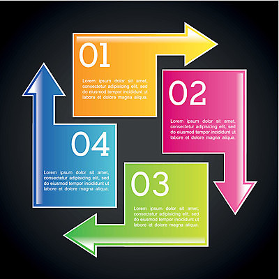 EPS 해외이미지 디자인 화살표 일러스트 비즈니스 사람없음 인포그래픽 정보 단계 목차 해외202004 해외일러스트 파일형식 벡터 이미지허브