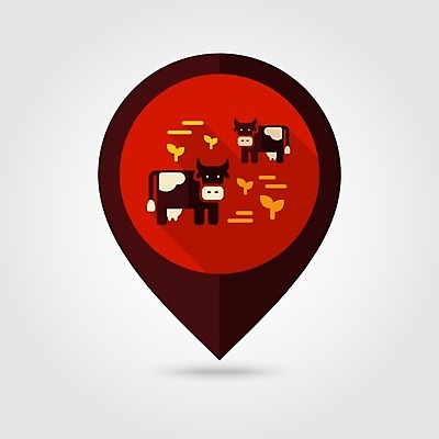 JPG EPS 해외이미지 두마리 일러스트 사람없음 농장 새싹 젖소 위치 해외202004 해외일러스트 식물 2 농업 소 파일형식 벡터 이미지허브