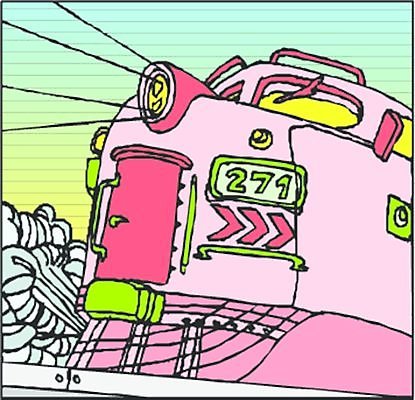 EPS 해외이미지 선 여행 백그라운드 일러스트 교통시설 모션 태양 힘 기차 화물 땅 가득함 그림 각도 승객 엔진 일반 길이 선로 해외202004 해외일러스트 자연요소 육상교통 교통 대중교통 운송업 시설 파일형식 벡터 이미지허브