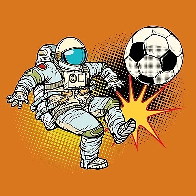 EPS 해외이미지 일러스트 사람 우주 우주비행사 팝아트 우주복 카툰스타일 해외202004 해외일러스트 옷 그림 파일형식 벡터 이미지허브