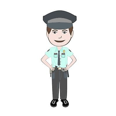 EPS 해외이미지 직업 남자 무기 백그라운드 유니폼 일러스트 노동자 미소 경비 안전 사람 파란색 총 수비 경찰 보안관 보호 만화 수갑 그림 보안 법 배지 보호자 고립 장교 해외202004 해외일러스트 옷 컬러 컨셉 모션 표정 파일형식 벡터 이미지허브
