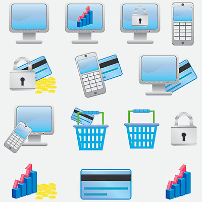 EPS 해외이미지 디자인 일러스트 비즈니스 그래프 자물쇠 금융 파란색 쇼핑 컴퓨터 세트 사무실 모니터 동전 카트 장비 신용카드 황금 수집 전화기 심볼 오브젝트 잠금 보안 소매 서명 해외202004 해외일러스트 컬러 돈 안전 경제 전자제품 파일형식 벡터 이미지허브