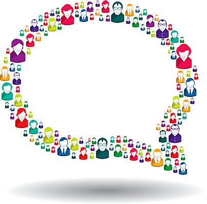 EPS 해외이미지 실루엣 말풍선 인터넷 일러스트 비즈니스 텍스트 통신 추상 아이디어 함께함 대화 사람 거품 정보 군중 연결 토론 고객 심볼 풍선 나눔 설문지 소셜미디어 조언 해외202004 해외일러스트 컨셉 무늬 촬영기법 말하기 파일형식 벡터 이미지허브