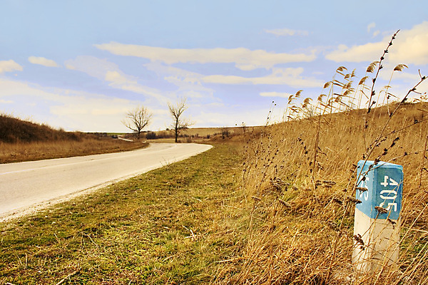 포토 JPG 해외이미지 도로 하늘 건조 사람없음 파란색 노란색 가을 길가 해외202004 해외포토 계절 길 컬러 교통시설 파일형식 이미지허브