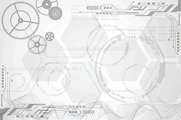 EPS 해외이미지 디자인 일러스트 추상 사람없음 그래픽 디지털 흰색 톱니바퀴 해외202004 해외일러스트 컬러 무늬 파일형식 벡터 이미지허브