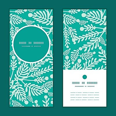 EPS 해외이미지 디자인 배너 잎 패턴 일러스트 나뭇잎 프레임 사람없음 초록색 세트 해외202004 해외일러스트 식물 컬러 무늬 파일형식 벡터 이미지허브