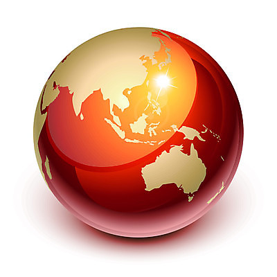 EPS 해외이미지 아시아 지구 여행 지도 인터넷 일러스트 비즈니스 빨간색 세계 지구본 행성 호주 대륙 광택 여의주 해외202004 해외일러스트 나라 컬러 우주 오세아니아 파일형식 벡터 이미지허브