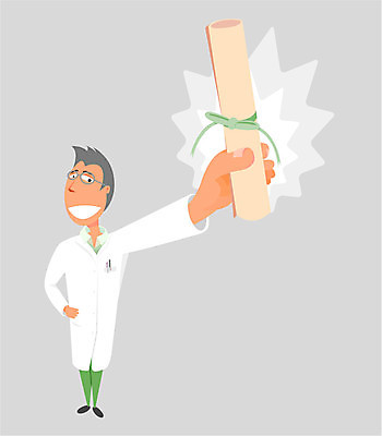 EPS 해외이미지 직업 교육 일러스트 졸업 의사 잡기 실험복 졸업장 과학자 외과 소아과의사 심장병 화학자 해외202004 해외일러스트 과학 의학 모션 병원 의료진 가운 질병 학자 파일형식 벡터 이미지허브