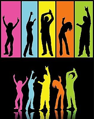 EPS 해외이미지 여자 남자 행복 실루엣 음악 백그라운드 일러스트 사람 파티 댄서 춤 은색 디스코 해외202004 해외일러스트 직업 감정 컬러 문화예술 촬영기법 이벤트 파일형식 벡터 이미지허브