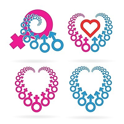 EPS 해외이미지 여자 남자 컨셉 일러스트 사랑 세트 하트 연결 심볼 열정 고립 해외202004 해외일러스트 모양 감정 사람 파일형식 벡터 이미지허브