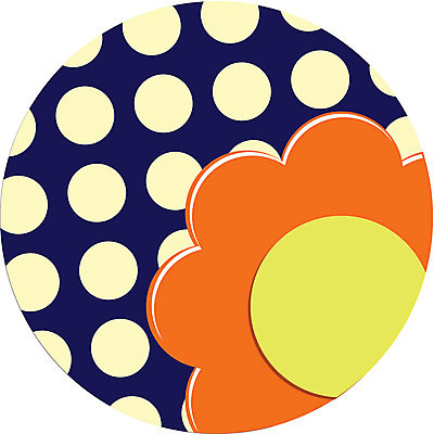 EPS 해외이미지 식물 접시 디자인 꽃 패턴 일러스트 추상 장식 파란색 노란색 그림 스타일 해외202004 해외일러스트 식기 컬러 무늬 파일형식 벡터 이미지허브