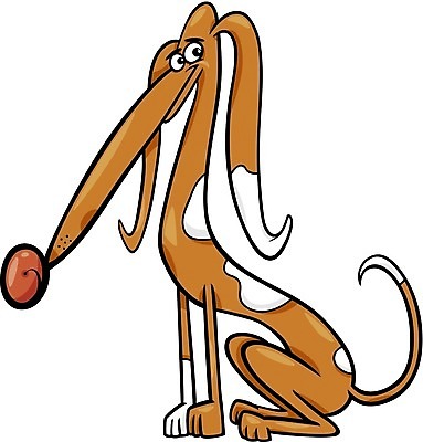 EPS 해외이미지 캐릭터 일러스트 앉기 사람없음 반려동물 갈색 귀여움 개 만화 해외일러스트 일러캐릭터 동물 컬러 컨셉 포유류 모션 파일형식 벡터 이미지허브