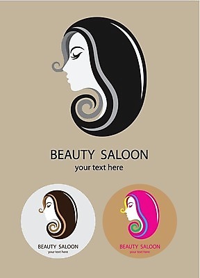 EPS 해외이미지 디자인 얼굴 일러스트 비즈니스 사람 머리 상점 도시 신용카드 미용실 심볼 미녀 복고 고립 스타일 해외202004 해외일러스트 신체부위 금융 뷰티샵 미인 파일형식 벡터 이미지허브