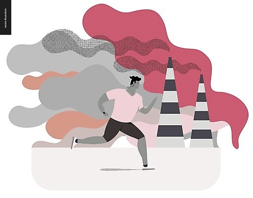 EPS 해외이미지 식물 남자 스포츠 운동화 일러스트 그림자 사람 성인 조깅 에너지 환경오염 분위기 위험 가스 나쁜 해고 배기가스 스모그 해로움 해외202004 해외일러스트 신발 컨셉 비즈니스 운동 파일형식 벡터 이미지허브