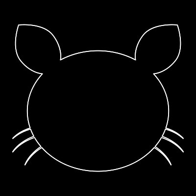 EPS 해외이미지 모양 동물 실루엣 얼굴 일러스트 포유류 수염 가면 그래픽 반려동물 머리 고양이 흰색 심볼 사인 그림 심플 해외202004 해외일러스트 컬러 촬영기법 신체부위 파일형식 벡터 이미지허브