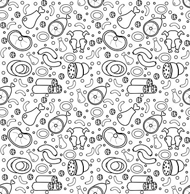 EPS 해외이미지 디자인 선 음식 백그라운드 패턴 일러스트 벽지 건조 건강 육류 돼지고기 스테이크 요리 비프스테이크 미술 빨간색 상점 식당 식사 저녁식사 소고기 흰색 신선 소 맛 그릴 낙서 상품 만화 스케치 굽기 수집 오브젝트 메뉴 질감 햄 날것 양고기 고립 정육점 해외202004 해외일러스트 컬러 컨셉 무늬 식재료 포유류 주방용품 문화예술 서양음식 구이 파일형식 벡터 이미지허브