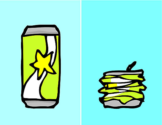 EPS 해외이미지 음료 일러스트 환경 재활용 변화 캔 만화 찌그러짐 소다 해외202004 해외일러스트 컨셉 친환경 파일형식 벡터 이미지허브