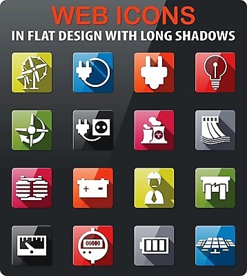 EPS 해외이미지 일러스트 전구 부채 콘센트 플러그 계산대 심볼 철사 베터리 변압기 해외202004 해외일러스트 파일형식 벡터 이미지허브