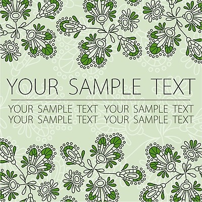 EPS 해외이미지 배너 꽃 선 백그라운드 꽃무늬 일러스트 텍스트 프레임 사람없음 엘리먼트 해외202004 해외일러스트 식물 무늬 파일형식 벡터 이미지허브