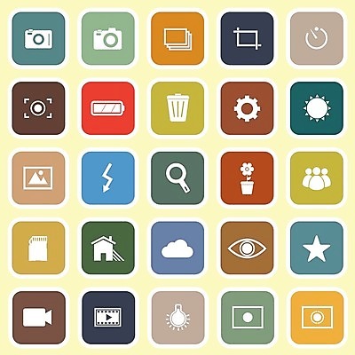 EPS 해외이미지 별 일러스트 농작물 햇빛 카메라 사진촬영 플랫 디지털카메라 그늘 심볼 사인 형광등 설정 삭제 소프트웨어 자동 해외202004 해외일러스트 자연요소 농업 전등 전자제품 태양 촬영 파일형식 벡터 이미지허브