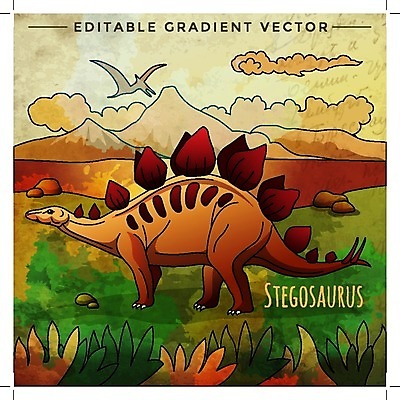 EPS 해외이미지 클립아트 야생동물 백그라운드 일러스트 자연 생물 미술 풍경 야외 그래픽 환경 공룡 그림 육식 선사시대 리빙 이국적 초식 쥬라기 해외202004 해외일러스트 동물 파충류 문화예술 역사 생태계 파일형식 벡터 이미지허브