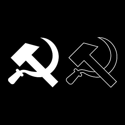 EPS 해외이미지 모양 디자인 포스터 컨셉 일러스트 그래픽 장식 세트 흰색 업무 역사 망치 심볼 사인 복고 러시아 심플 윤곽 시스템 낫 애국심 혁명 고립 공산주의 공화국 러시아인 모스크바 소비에트 옛날 정치 스타일 해외202004 해외일러스트 서양인 유럽 나라 컬러 공구 작업 파일형식 벡터 외국인 도구 인종 사람 이미지허브