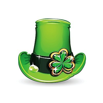 EPS 해외이미지 잎 일러스트 초록색 빛 컬러풀 행운 클로버 토끼풀 심볼 광택 강렬 고립 해외202004 해외일러스트 식물 컬러 컨셉 파일형식 벡터 이미지허브