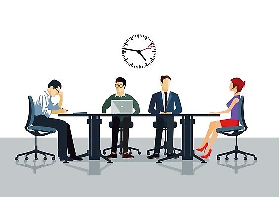 EPS 해외이미지 직업 컨셉 생각 일러스트 회사 비즈니스 협력 아이디어 사람 사무실 발표 토론 배열 국회 고용 해외202004 해외일러스트 구직 채용 파일형식 벡터 이미지허브