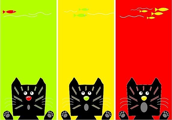 EPS 해외이미지 디자인 컨셉 일러스트 벽지 아이디어 어류 미술 장식 빨간색 초록색 물 노란색 검은색 고양이 흰색 신용카드 만화 팝아트 고립 해외202004 해외일러스트 자연요소 컬러 포유류 문화예술 금융 반려동물 수중동물 그림 파일형식 벡터 이미지허브