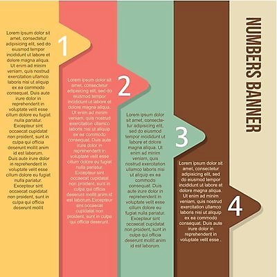 EPS 해외이미지 디자인 일러스트 비즈니스 사람없음 숫자 인포그래픽 정보 단계 순서 목차 해외202004 해외일러스트 문자 파일형식 벡터 이미지허브