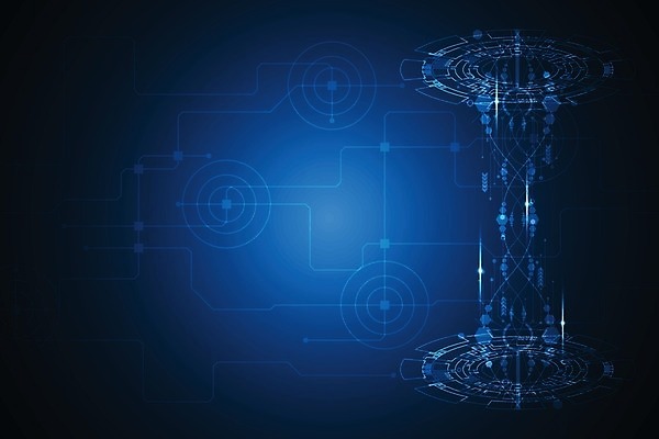 EPS 해외이미지 디자인 컨셉 일러스트 추상 미래 사람없음 그래픽 파란색 디지털 해외202004 해외일러스트 컬러 무늬 파일형식 벡터 이미지허브