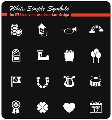 EPS 해외이미지 무지개 일러스트 불꽃 부츠 동전 로켓 달력 흰색 하트 깃발 클로버 메달 심볼 드럼 풍선 궤 편자 해외202004 해외일러스트 자연요소 모양 컬러 신발 돈 불 타악기 말발굽 상_상패 파일형식 벡터 이미지허브