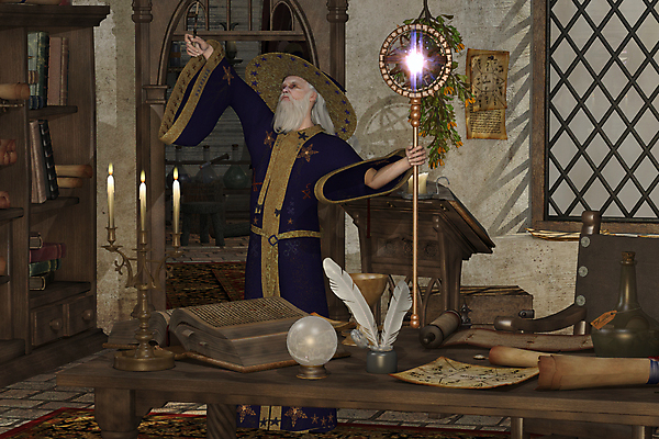 포토 JPG 해외이미지 일러스트 지팡이 사람없음 마법사 마술사 실험실 중앙 도서관 직원 그림 마녀 공상 마법 사이렌 예언자 요령 초능력 해외202004 해외포토 교육 실험 마술 파일형식 이미지허브