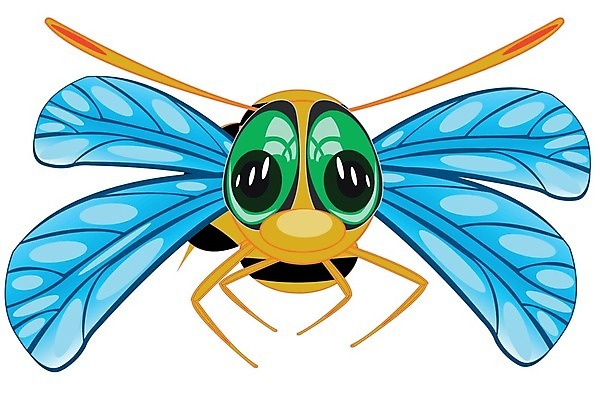 EPS 해외이미지 신발 날개 일러스트 아기 말벌 만화 벌 오브젝트 흰배경 그림 코믹 꿀 해외202004 해외일러스트 곤충 백그라운드 사람 흰색 벌_곤충 파일형식 벡터 이미지허브