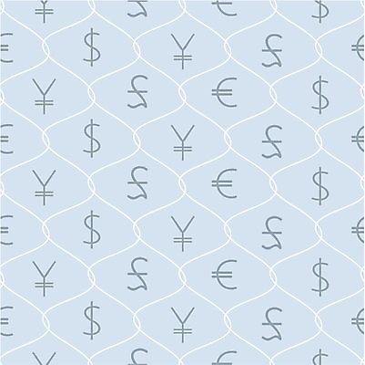 EPS 해외이미지 파도 백그라운드 돈 일러스트 파란색 달러 유로 파운드 기본 해외202004 해외일러스트 바다 컬러 재산 파일형식 벡터 이미지허브