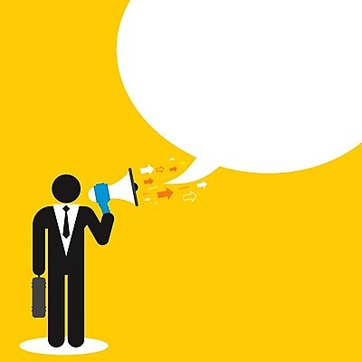 EPS 해외이미지 실루엣 일러스트 비즈니스 통신 대화 확성기 외침 거품 정보 업무 비즈니스맨 발표 메시지 대표 경영자 리더 해결 마케팅 치프 해외202004 해외일러스트 남자 촬영기법 말하기 소리 작업 직장인 파일형식 벡터 이미지허브