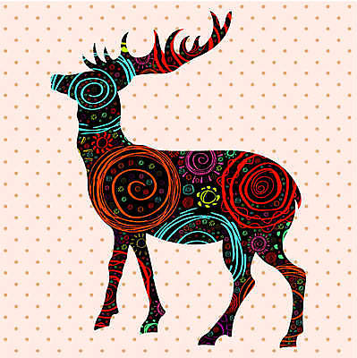 EPS 해외이미지 나무 식물 동물 디자인 꽃잎 꽃 야생동물 백그라운드 잎 패턴 일러스트 지팡이 사슴 미술 그래픽 물 장미 유행 축제 물방울 그림 질감 내추럴 엘크 해외202004 해외일러스트 자연요소 무늬 포유류 문화예술 파일형식 벡터 이미지허브