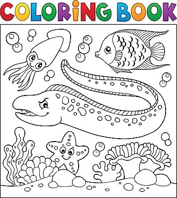 EPS 해외이미지 동물 야생동물 바다 일러스트 자연 불가사리 어류 미술 책 물 환경 바닷속 수중 페인트 그리기 장어 오징어 그림 윤곽 서식지 소금물 아네모네 스타일 해외202004 해외일러스트 자연요소 꽃 모션 문화예술 극피동물 연체동물 수중동물 생태계 파일형식 벡터 이미지허브