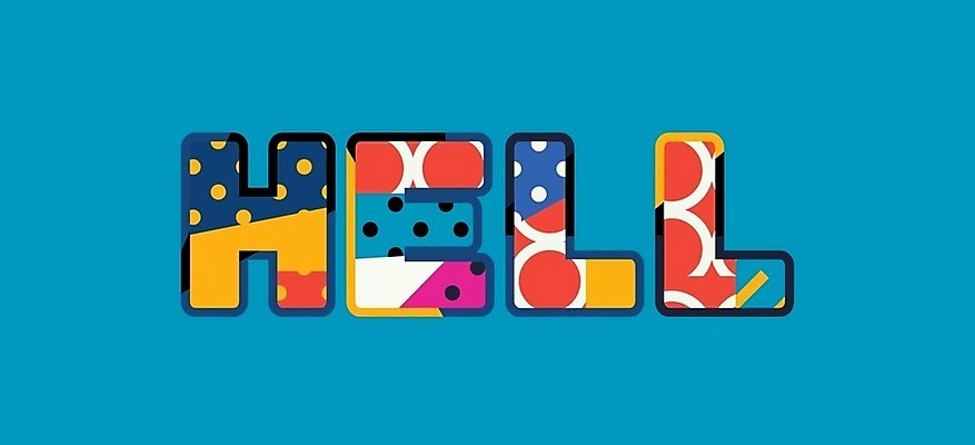 EPS 해외이미지 컨셉 일러스트 불 아이디어 미술 타이포그라피 단어 고통 수확 죽음 악마 화재 천국 고문 악몽 지옥 테마 해외202004 해외일러스트 자연요소 문자 감정 농업 문화예술 사건 파일형식 벡터 이미지허브