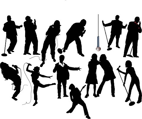 EPS 해외이미지 디자인 여자 남자 실루엣 문화 일러스트 형상 사람 이벤트 소년 성인 청춘 우정 가수 그룹 군중 마이크 오브젝트 그림 복고 윤곽 펑키 재즈 플레이어 회복 해외202004 해외일러스트 어린이 음악 음향기기 컨셉 촬영기법 친구 음악가 파일형식 벡터 이미지허브