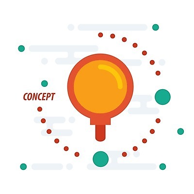 EPS 해외이미지 응시 컨셉 일러스트 유리 공구 플랫 확대 심볼 검색 발견 해외202004 해외일러스트 시선 재질 도구 파일형식 벡터 이미지허브