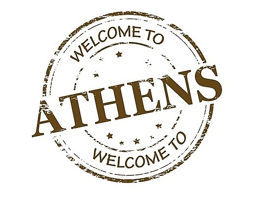 EPS 해외이미지 별 컨셉 일러스트 텍스트 잉크 갈색 원형 심볼 사인 아테네 환영 고무 직사각형 우표 그런지 해외202004 해외일러스트 자연요소 도형 컬러 그리스 파일형식 벡터 이미지허브