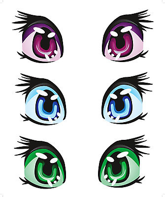 EPS 해외이미지 응시 백그라운드 일러스트 초록색 파란색 흰색 만화 속눈썹 제비꽃 그림 비전 섬광 해외202004 해외일러스트 시선 꽃 컬러 눈썹 파일형식 벡터 이미지허브