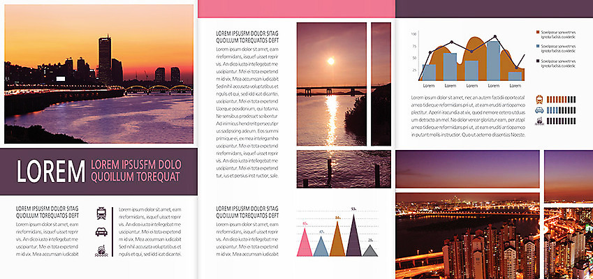 템플릿 편집 표지디자인 북디자인 출판디자인 실루엣 내지 리플렛 백그라운드 야경 북커버 3단접지 자동차 그래프 빌딩 팜플렛 사람없음 강 일출 노을 일몰 도시 가교 선박 이미지템플릿 AI파일 자연요소 건축물 육상교통 수상교통 촬영기법 건물 야간 파일형식 벡터 풍경_경치